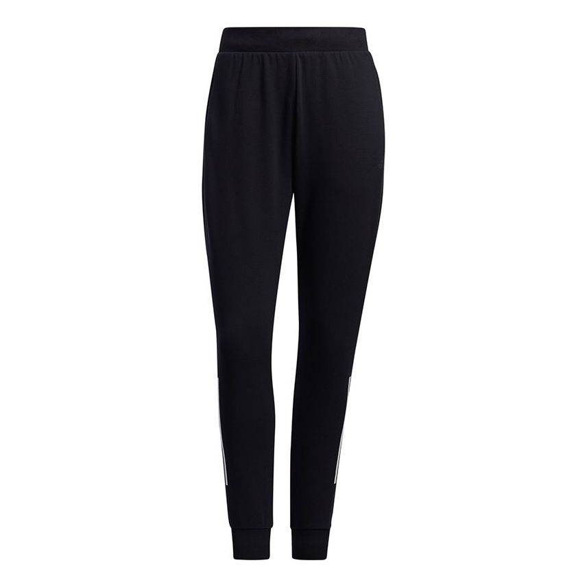 (WMNS) adidas Fi Pt Ft 3s Stripe Casual Sports Bundle Feet Long Pants/Trousers Black GP0661