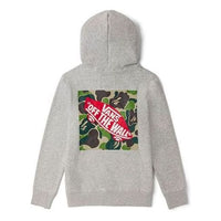 Vans x BAPE Camo Pullover Hoodie 'Grey' VN0A7XKN448