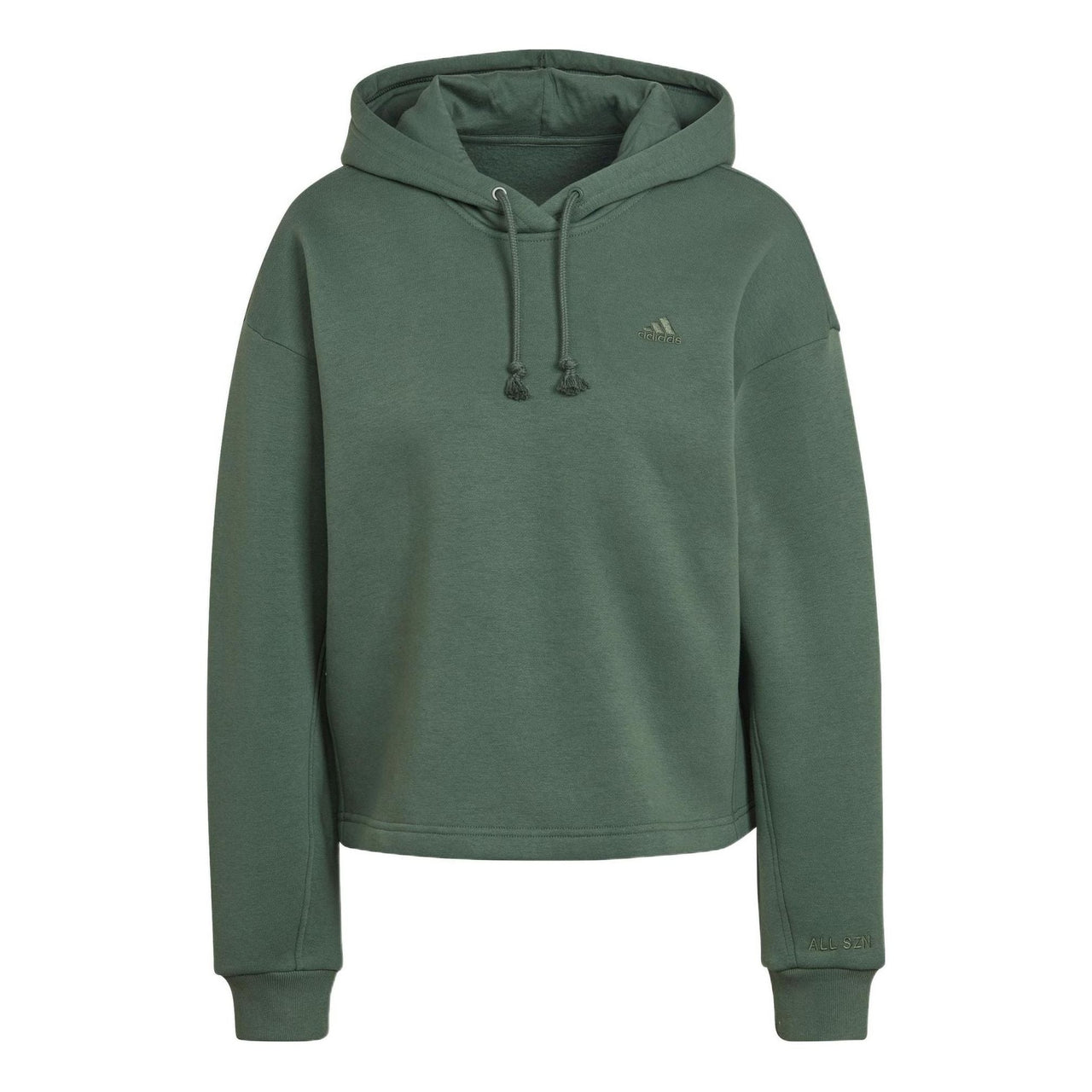 (WMNS) adidas ALL SZN Fleece Hoodie 'Green' HK0448