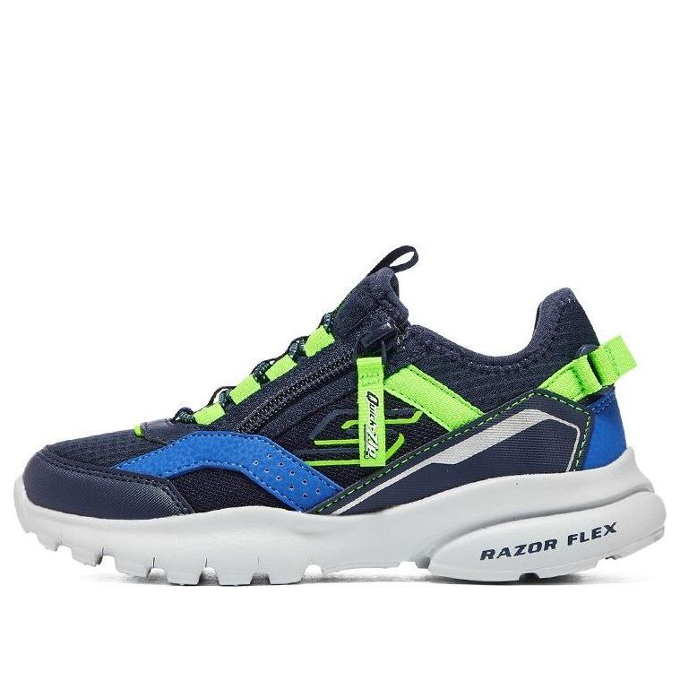 (GS) Skechers Slip-ins Razor Flex Air Sneaker 'Black Blue Green' 403841L-NVLM