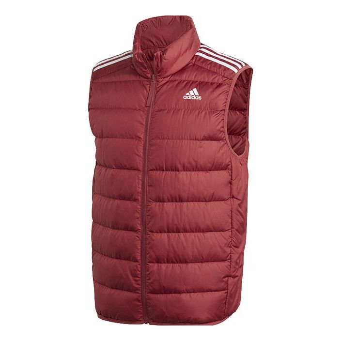 adidas Ess Down Vest Sleeveless Down Vest Men's Red GH4585