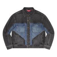 Supreme 2-Tone Paneled Denim Jacket 'Blue Teal' SUP-FW22-013