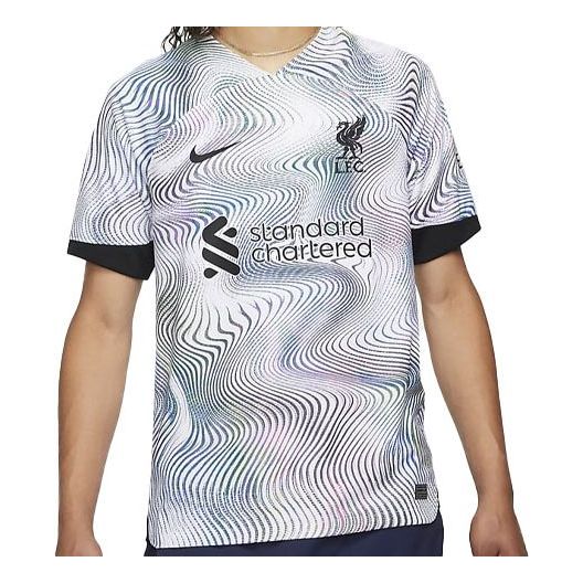 Nike Liverpool FC 2022/23 Stadium Away Dri-FIT Soccer Jersey 'White Black' DN2715-101