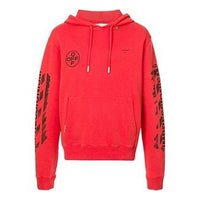 Off-White MENS SS19 Virgil Abloh Diag Stencil Red OMBB034R190030152010