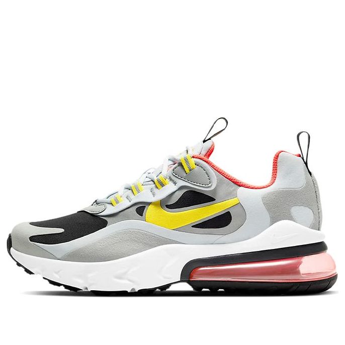 (GS) Nike Air Max 270 React 'Smoke Grey High Voltage' BQ0103-023