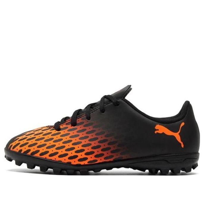(GS) PUMA Spirit 3 TT JR Football Shoes 'Black Orange' 106072-04