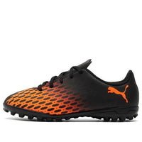 (GS) PUMA Spirit 3 TT JR Football Shoes 'Black Orange' 106072-04