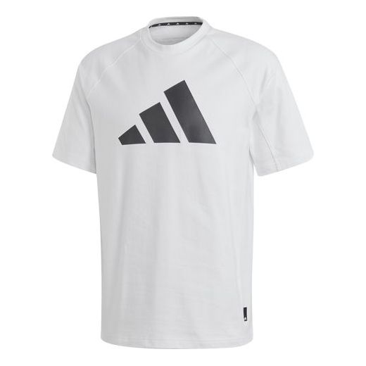 adidas Classic logo Printing Short Sleeve White FL3886
