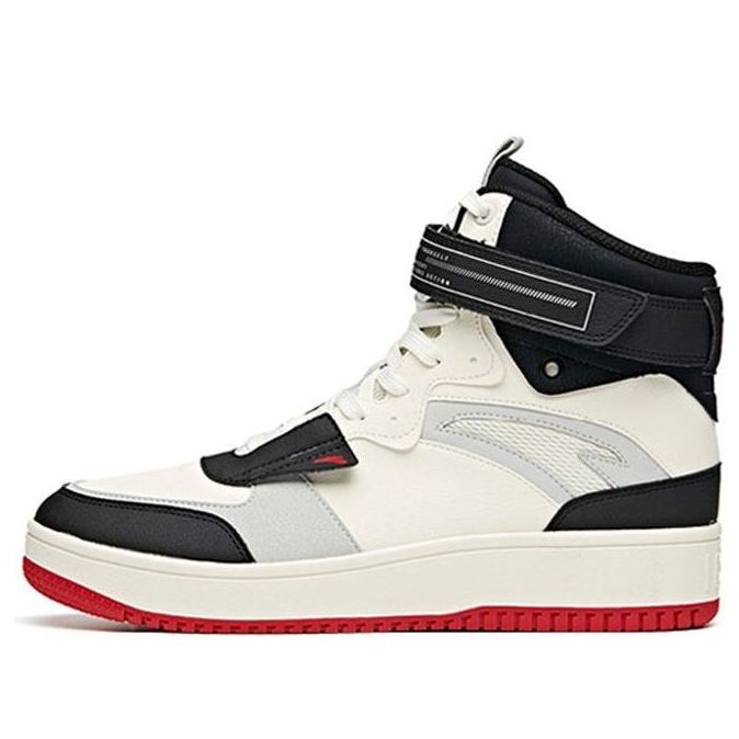 ANTA Skateboarding Series Sneakers High 'Black White' 912048010-1