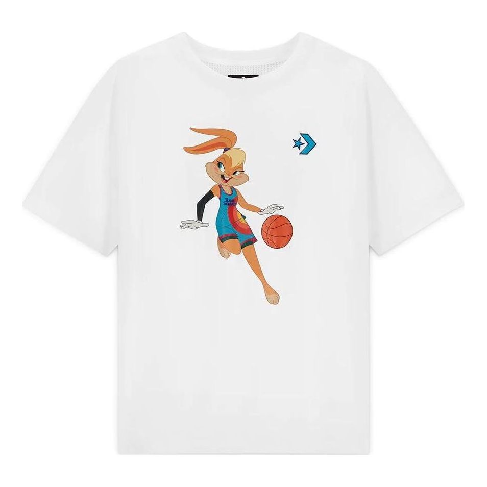 (WMNS) Converse x Space Jam A New Legacy Lola T-Shirt 'White' 10023070-A01