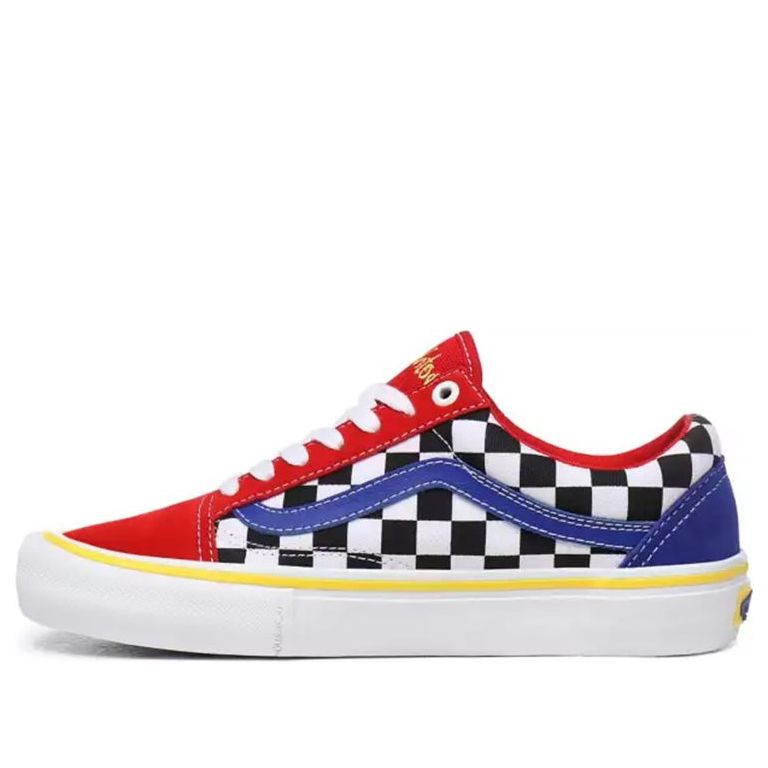 Vans Brighton Zeuner x Old Skool Pro 'Red Checker Blue' VN000ZD4W89