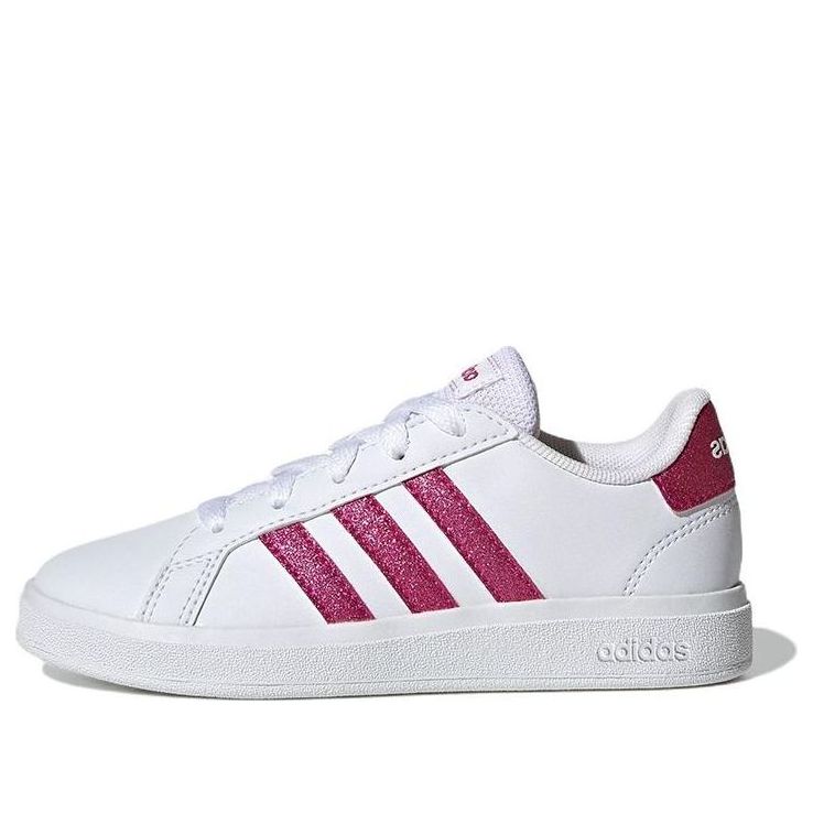 (GS) adidas Grand Court 2.0 Lifestyle Tennis 'White Real Magenta' GY4764