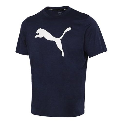 PUMA Train Favorite Heather T-shirt 'Navy' 520139-06