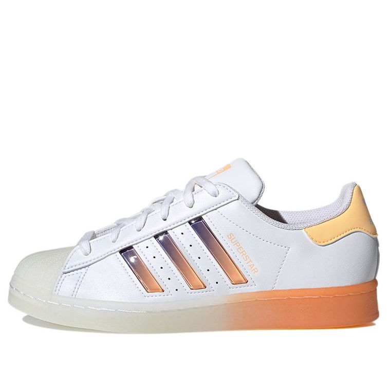 (WMNS) adidas Superstar 'White Acid Orange' GW4908