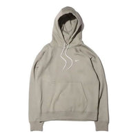 Men's Nike Logo Embroidered Solid Color Fleece Lined Green DA0316-320