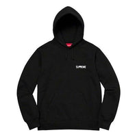 Supreme Restless Youth Hooded Sweatshirt 'Black White' SUP-SS20-524