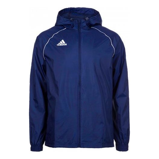 Men's adidas Logo Alphabet Printing Hooded Jacket Blue CV3694
