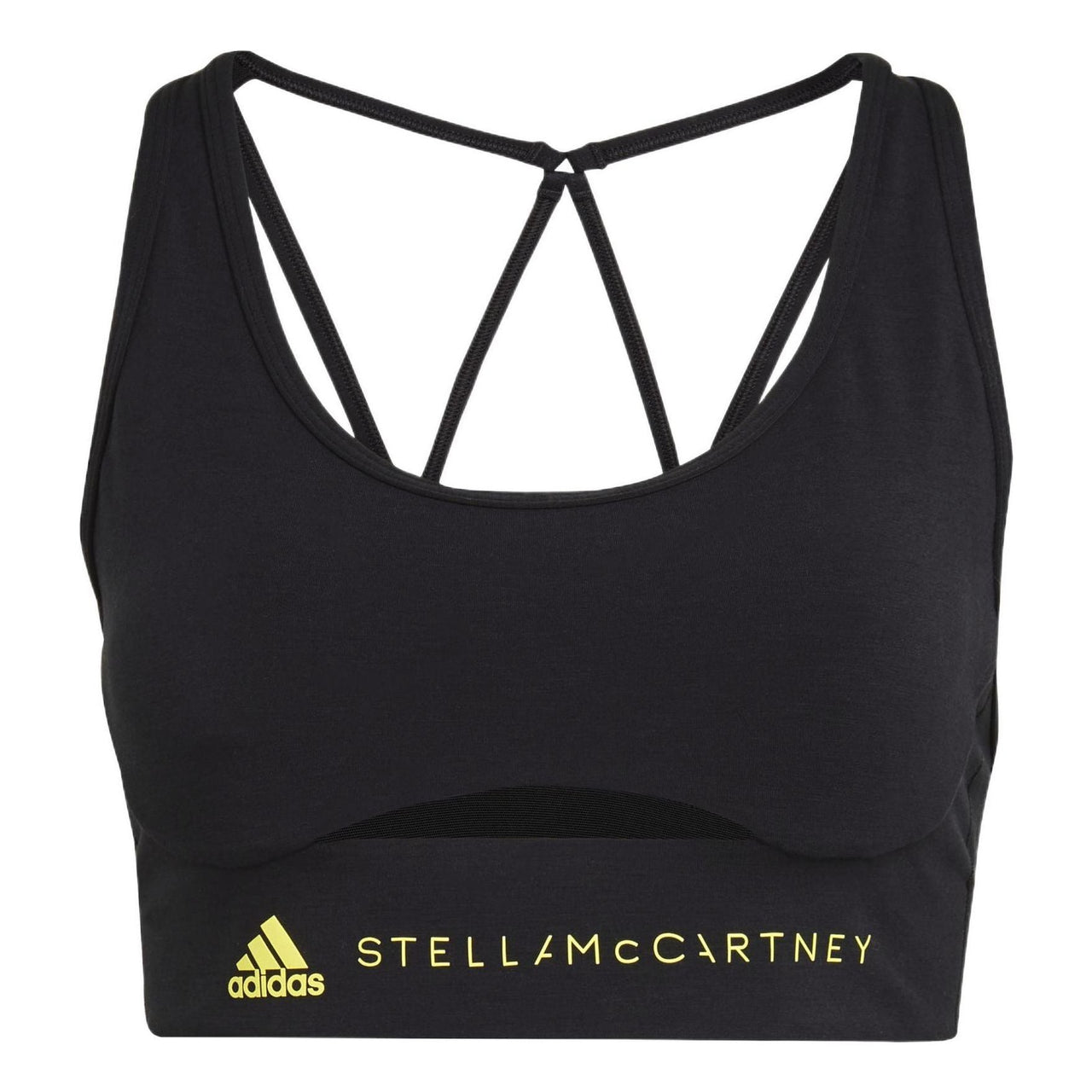 (WMNS) adidas By Stella Mccartney Truestrength Medium-Support Bra 'Black' HG6846