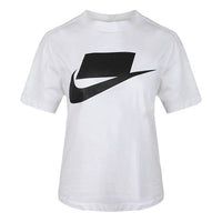 (WMNS) Nike Sportswear Chest Classic Large Logo Short Sleeve White AH4008-102
