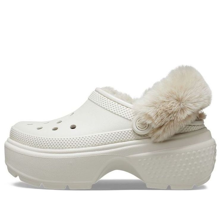 Crocs Stomp Lined Clogs 'White' 208546-160