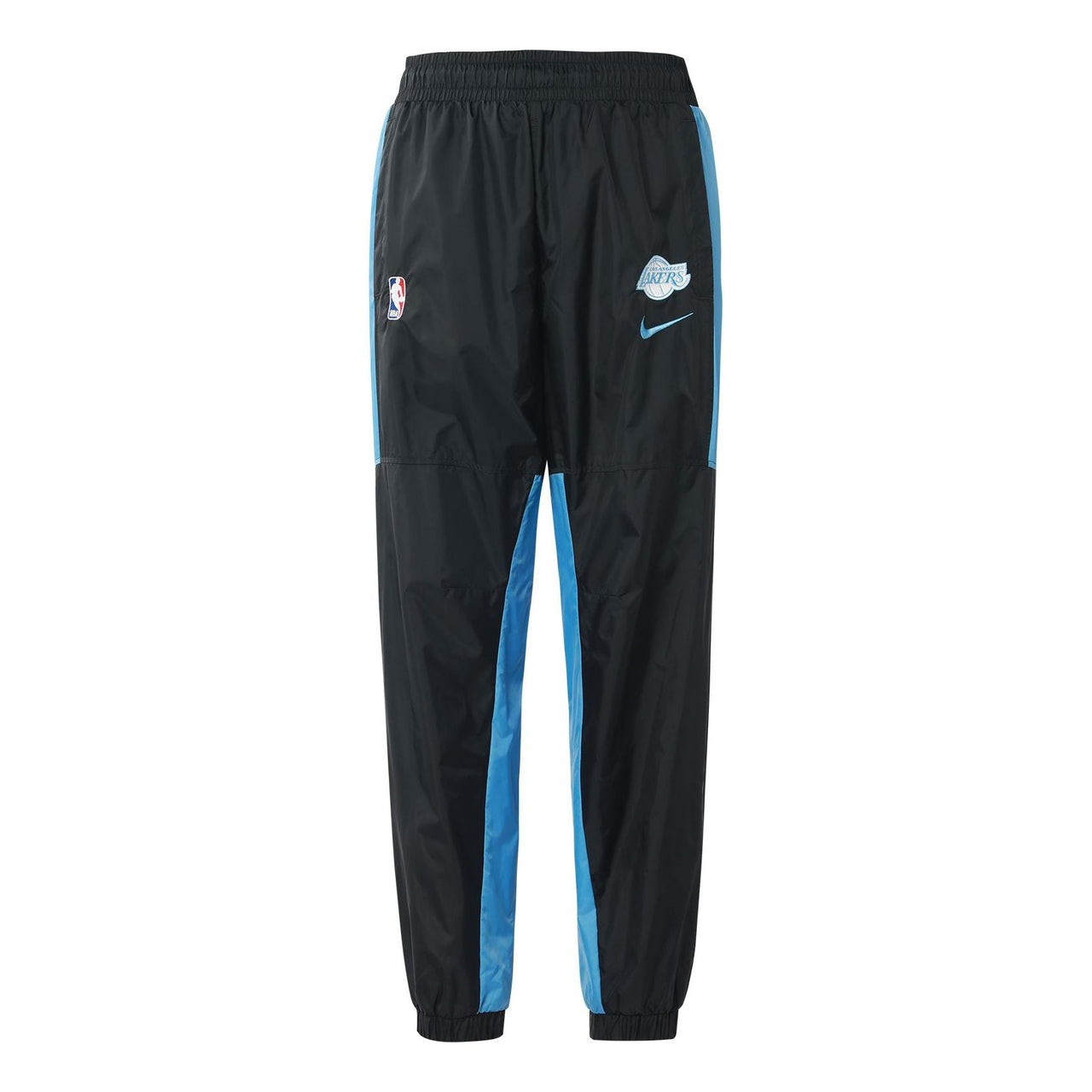 Men's Nike Los Angeles Lakers Colorblock Sports Training Knit Long Pants/Trousers Autumn Black CN1763-010
