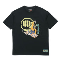 Li-Ning BADFIVE Basketball Series Printing Round Neck Short Sleeve 'Black' AHSQ803-1