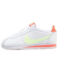 (WMNS) Nike Classic Cortez Leather 'Volt Flash Crimson' 807471-116