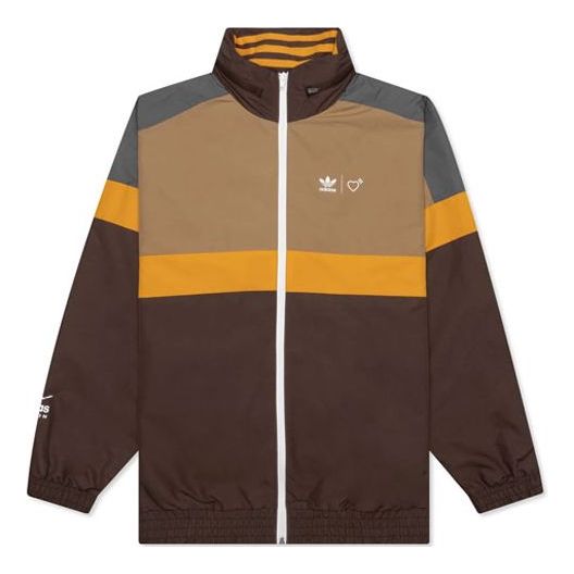 adidas x Human Made Windbreaker 'Brown' HA9998
