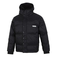 PUMA Logo Puffer Jacket 'Black' 534934-01