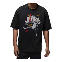 Nike x Jordan Brand T-Shirt Asia Sizing 'Black White' HJ2930-010