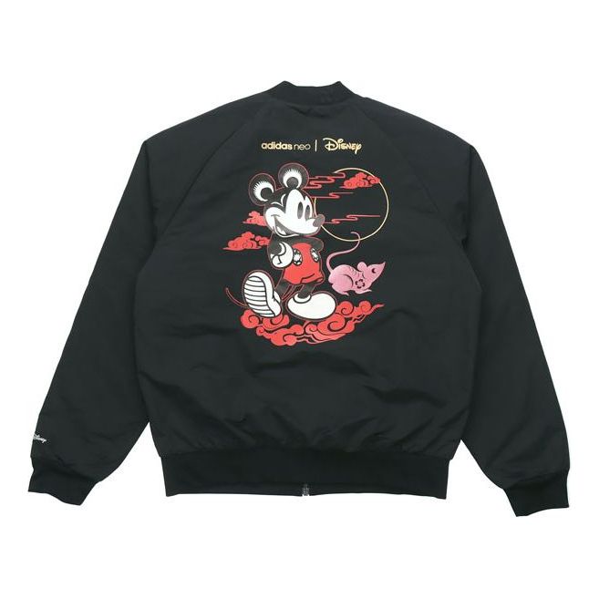 adidas neo x DISNEY CNY Jacket For Men Black GE7773