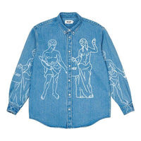 Palace SS22 Londinium Shirt 'Blue' P22SHT087