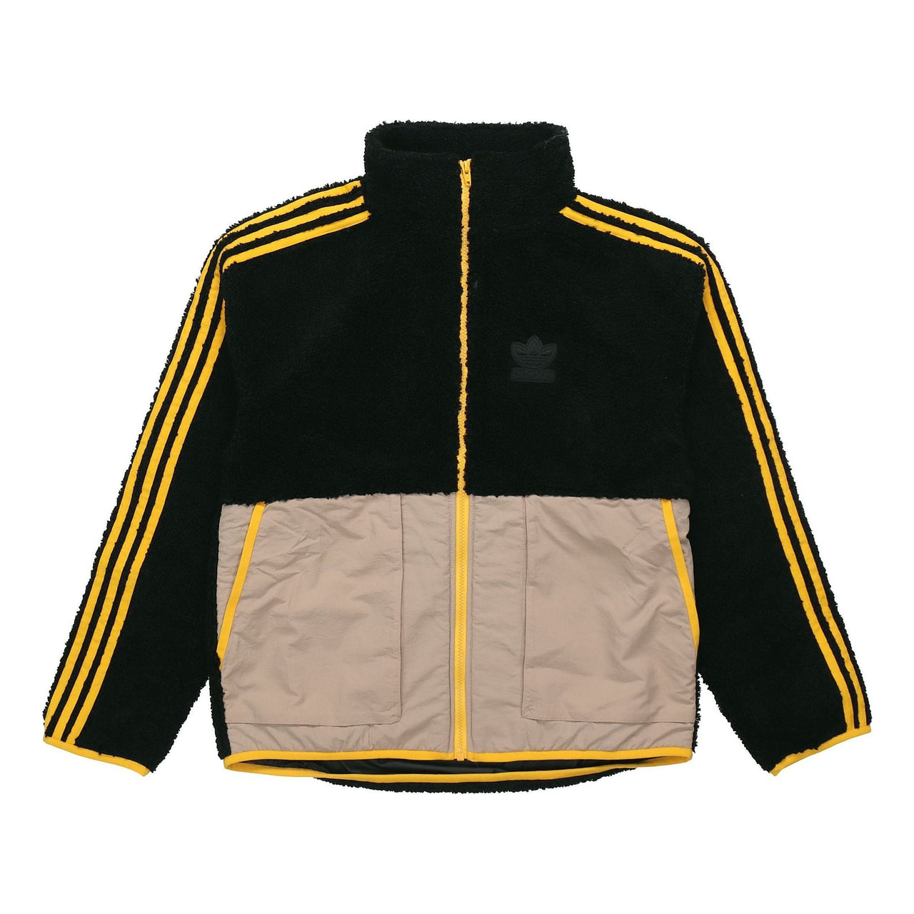 adidas originals Sherpa Jacket Casual lamb's wool Black GT7295