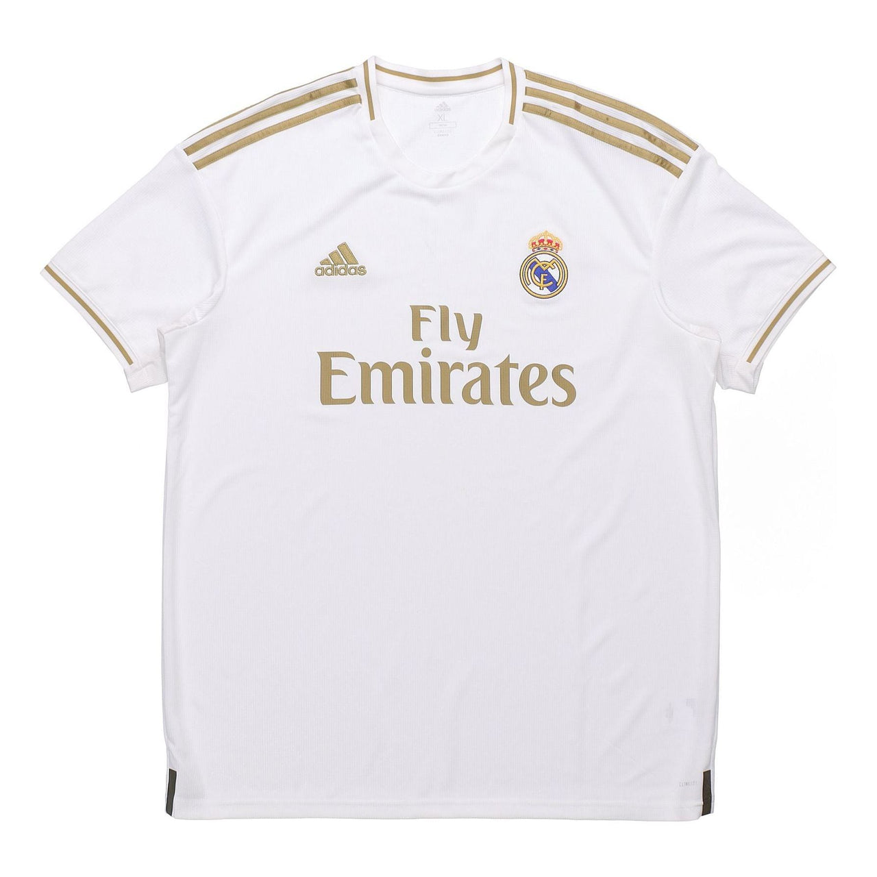 adidas real Madrid 19-20 Season Fan Edition Home Alphabet Logo Stripe Sports Soccer/Football Short Sleeve Jersey DW4433