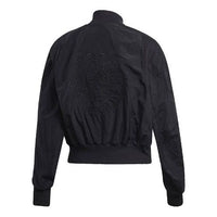 (WMNS) adidas Vrct Jk Woven Stitching Jacket Coat Black FK0975