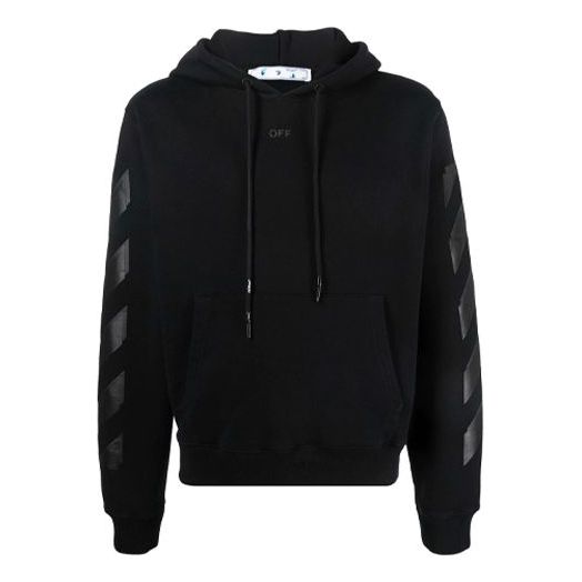Men's Off-White FW21 Arrow Pattern Detail Black OMBB034F21FLE0041010