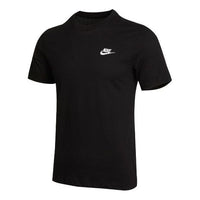 Nike Embroidered Small Round Neck Short Sleeve Black AR4999-013