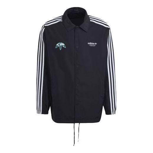 adidas originals Sports Long Sleeves Jacket Black HF4895