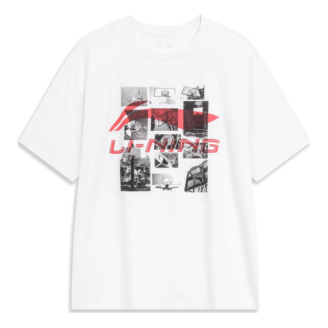 Li-Ning Photo Graphic T-shirt 'White' AHST725-2