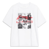 Li-Ning Photo Graphic T-shirt 'White' AHST725-2