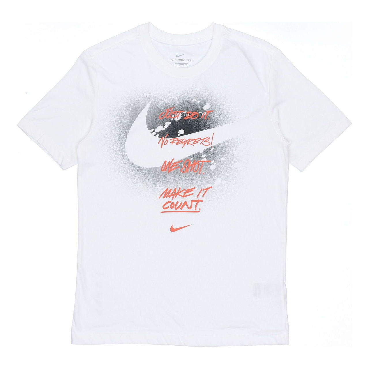 Nike M Nk Graphic Ss Tee Large Alphabet Printing Sports Short Sleeve White DJ5218-100