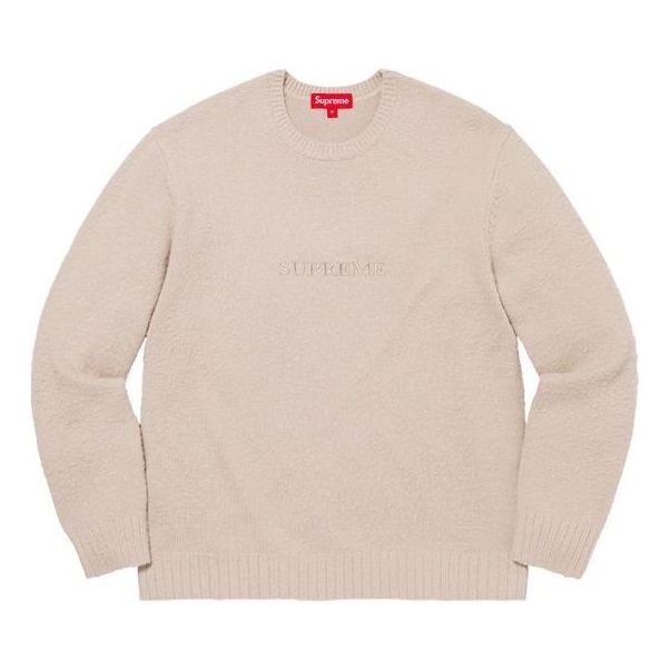 Supreme Pilled Sweater 'Beige' SUP-FW21-329