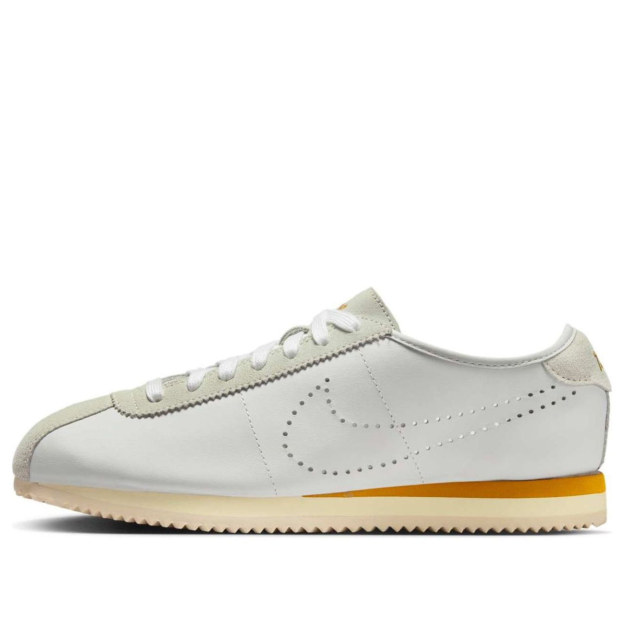 (WMNS) Nike Cortez 'White Bronze Perforated Swoosh' HQ1841-100