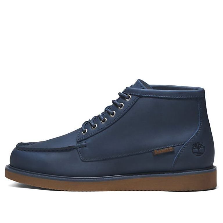 Timberland Newmarket II Moc Toe Chukka Boots 'Navy Nubuck' A5SD4019