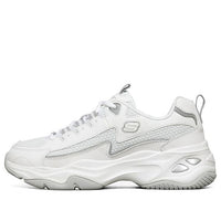 (WMNS) Skechers D'lites 4.0 low Sneaker GS White 149491-WHT
