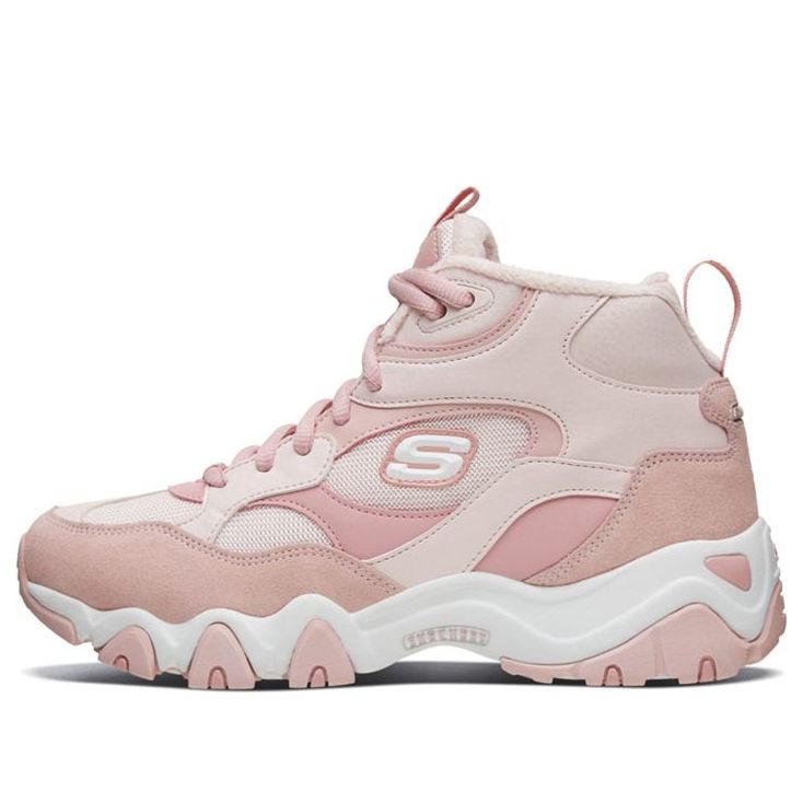 (WMNS) Skechers D Lites 2.0 High-Top Running Shoes Pink 88888382-LTPK