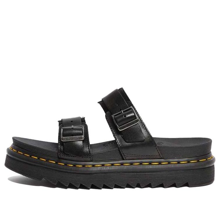 Dr. Martens Myles Brando Leather Sandals Black 23523001