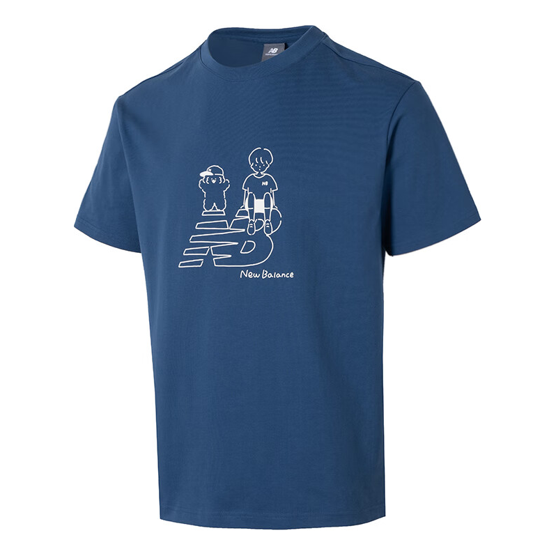 New Balance x Noritake Graphic T-Shirt ' Navy' AMT42337-NYY