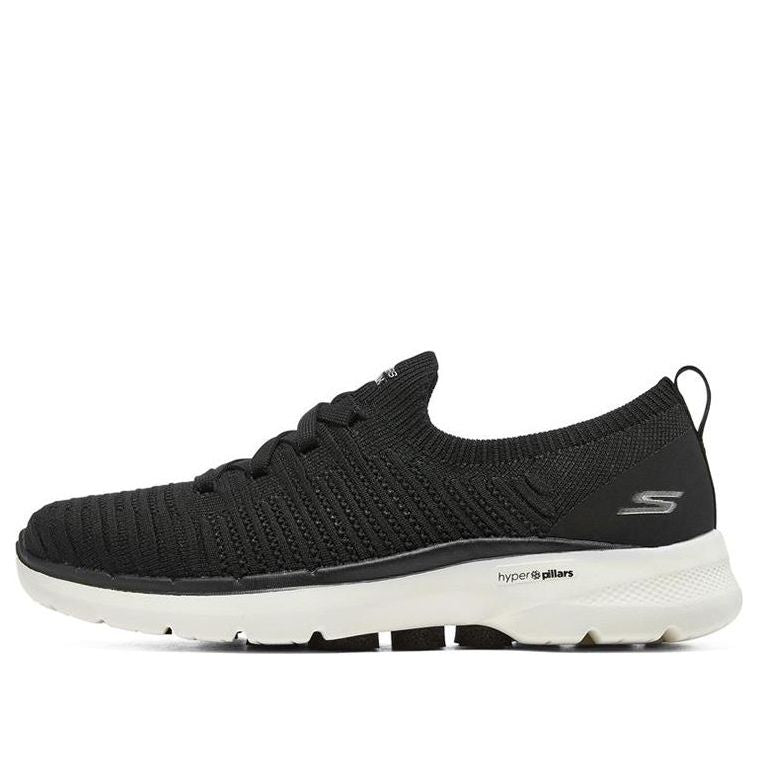 (WMNS) Skechers Go Walk 6 Low Top Black 124504-BKW