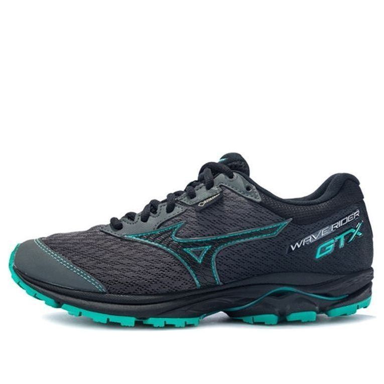 (WMNS) Mizuno Rider GTX Black/Green J1GD187905
